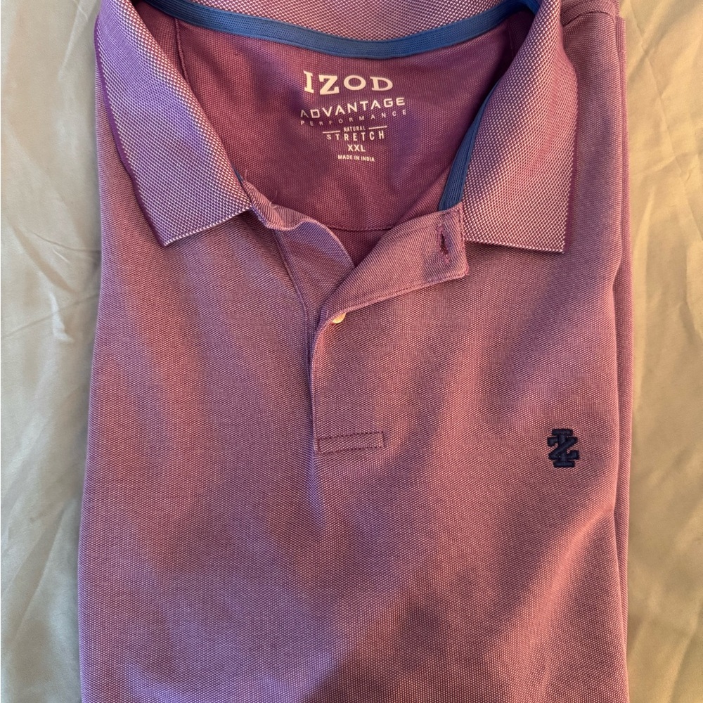 Izod Men's Lavender Polo Shirt